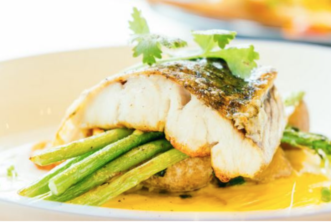 Bacalao al horno con verduras